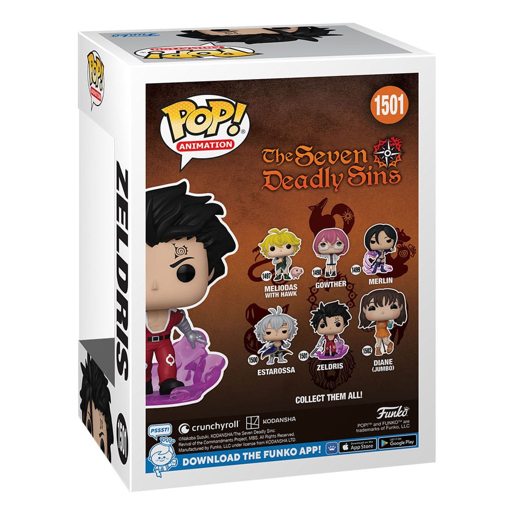 Seven Deadly Sins Funko POP! Animation Vinyl Figure 1501 Zeldris 9 cm