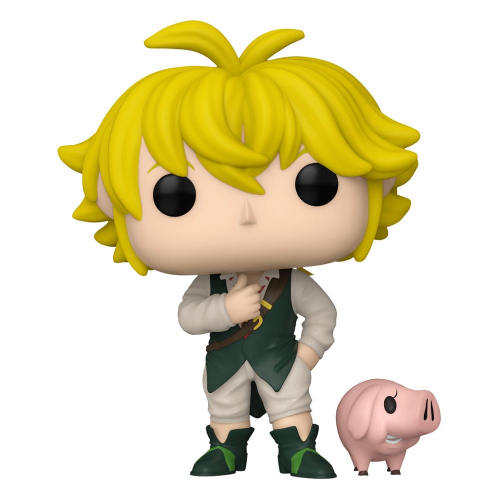Seven Deadly Sins Funko POP & Buddy! Animation Vinyl Figure 1497 Meliodas w/Hawk 9 cm