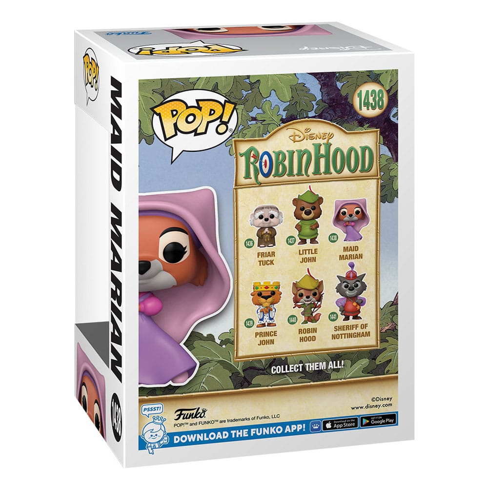 Robin Hood Funko POP! Disney Vinyl Figure 1438 Maid Lady Marian 9 cm