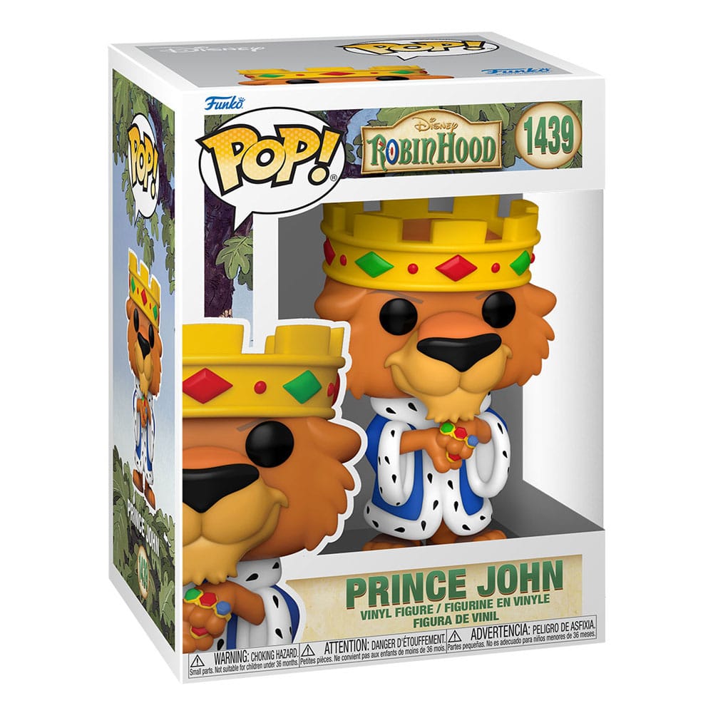 Robin Hood Funko POP! Disney Vinyl Figure 1439 Prince John Principe Giovanni 9 cm