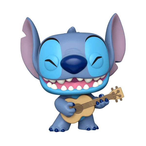 Lilo & Stitch Super Sized Jumbo Funko POP! Games Vinyl Figure 1419 Stitch w/Uke 25 cm
