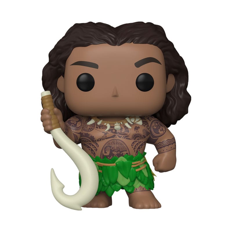 Moana 2 Funko POP! & Buddy Vinyl Figure 1547 Maui with Fish Hook 9 cm