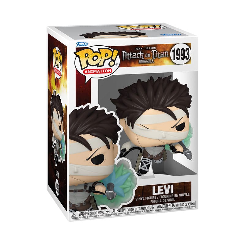 Attack on Titan Funko POP! Animation Vinyl 1993 Figure Levi (SP-1) 9 cm