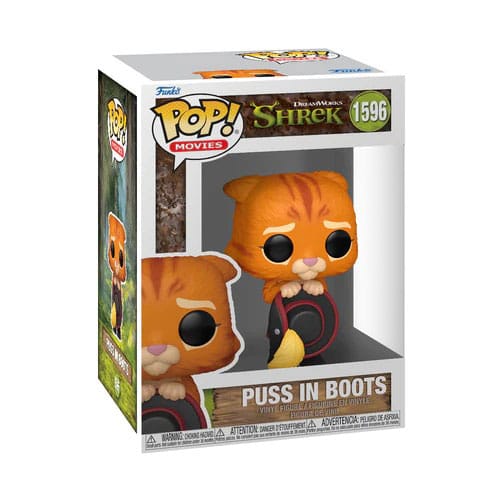 Shrek Funko POP! Movies Vinyl Figure 1596 30th Anniversary Puss in Boots 9 cm