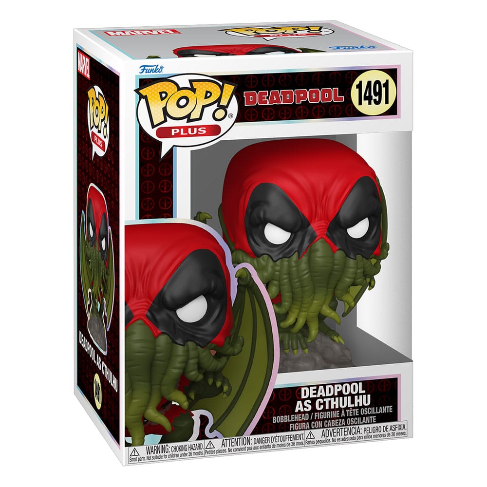 Marvel Funko POP! Plus Vinyl Figure 1491 Deadpool as Cthulhu 9 cm