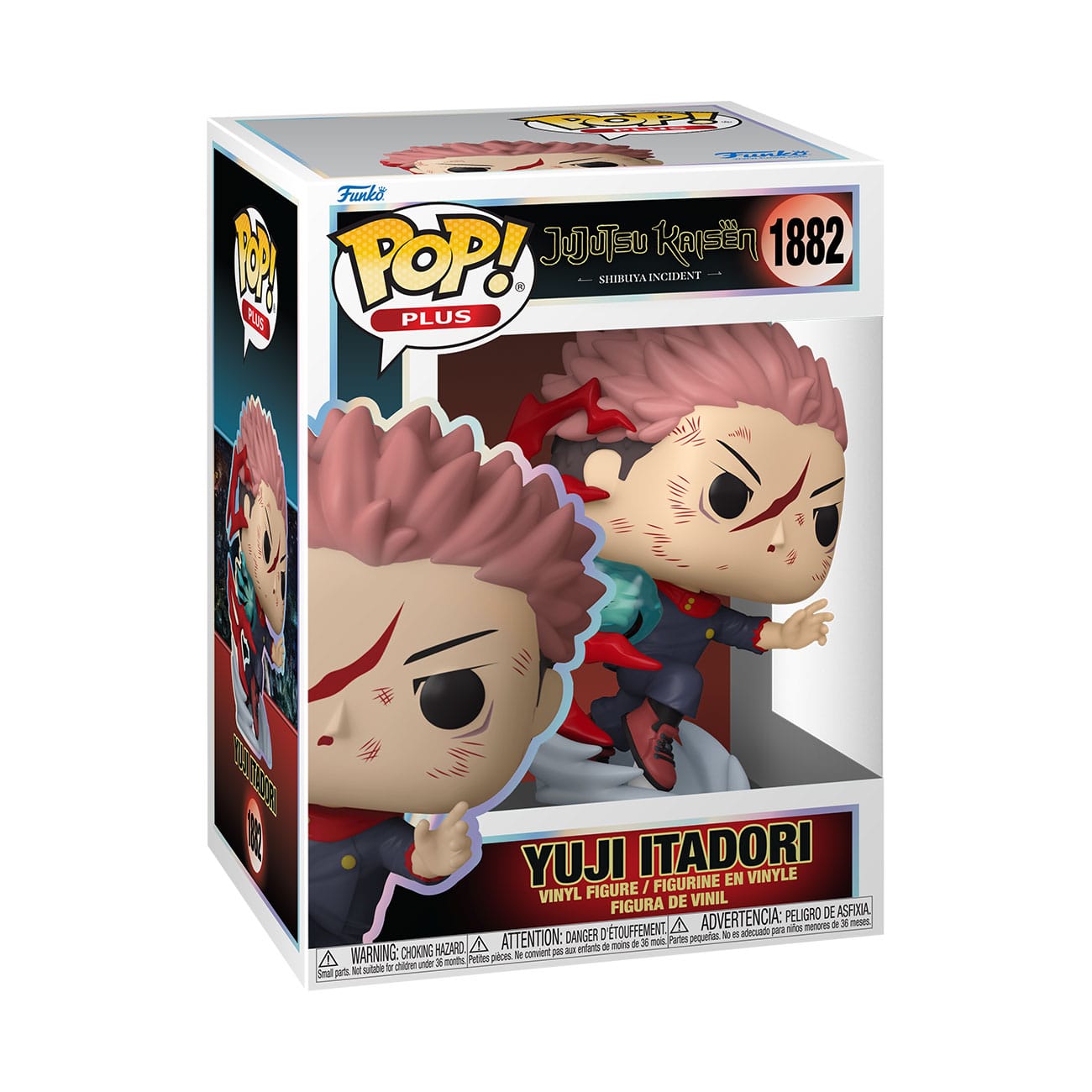 Jujutsu Kaisen Funko POP! Plus Animation Vinyl 1862 Figures Yuji Itadori 9 cm