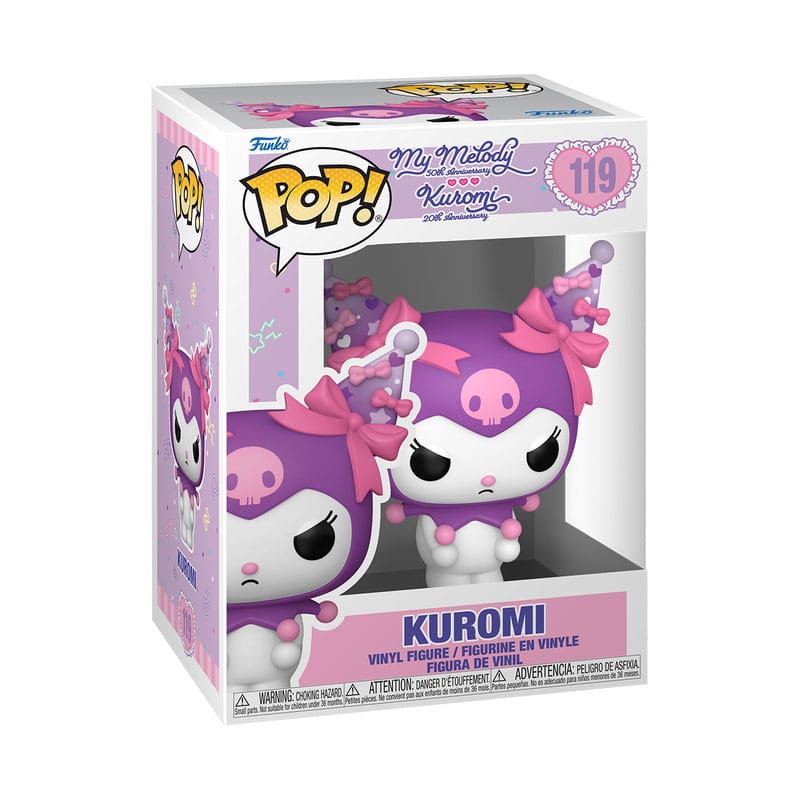 KUROMI 20th ANNIVERSARY Funko POP! Sanrio Vinyl Figure 119 KUROMI GRUMPY