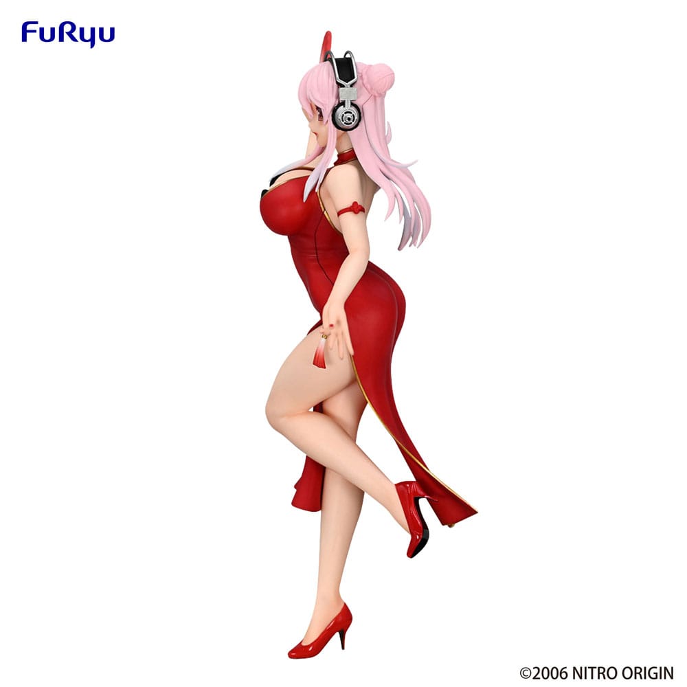 Super Sonico Trio-Try-iT PVC Statua China Dress Ver. 21 cm