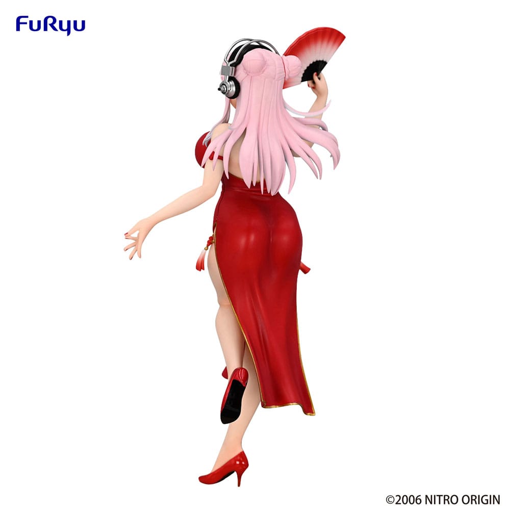 Super Sonico Trio-Try-iT PVC Statua China Dress Ver. 21 cm