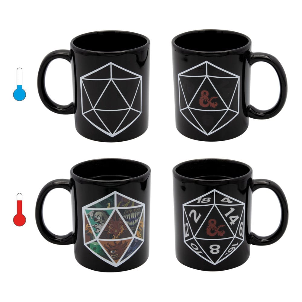 Dungeons & Dragons Heat Change Mug Magic Tazza Cambiacolore