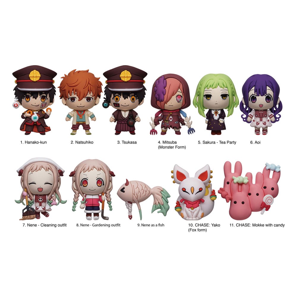 Toilet Bound Hanako-Kun PVC Bag Clips Series 02 Portachiavi Mystery