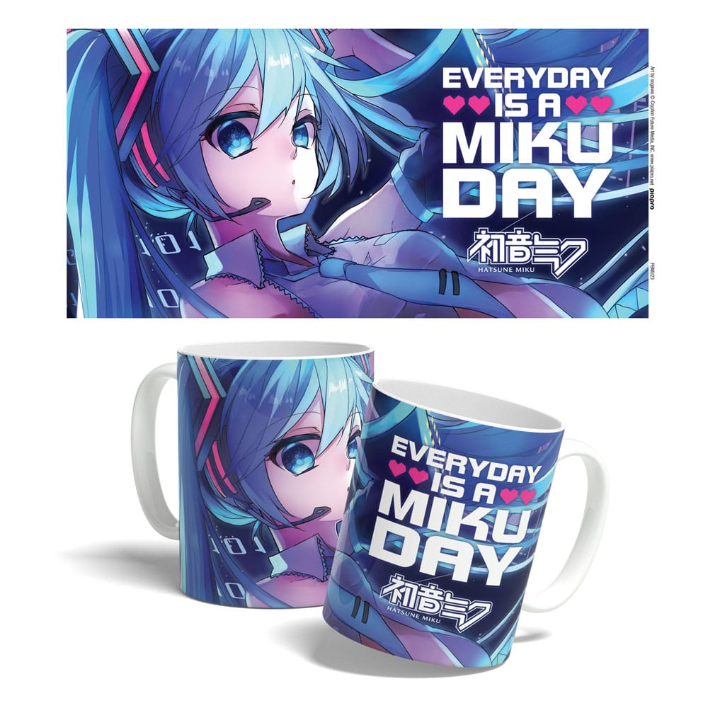 Hatsune Miku Mug - TAZZA - Everyday is a Miku Day 325 ml