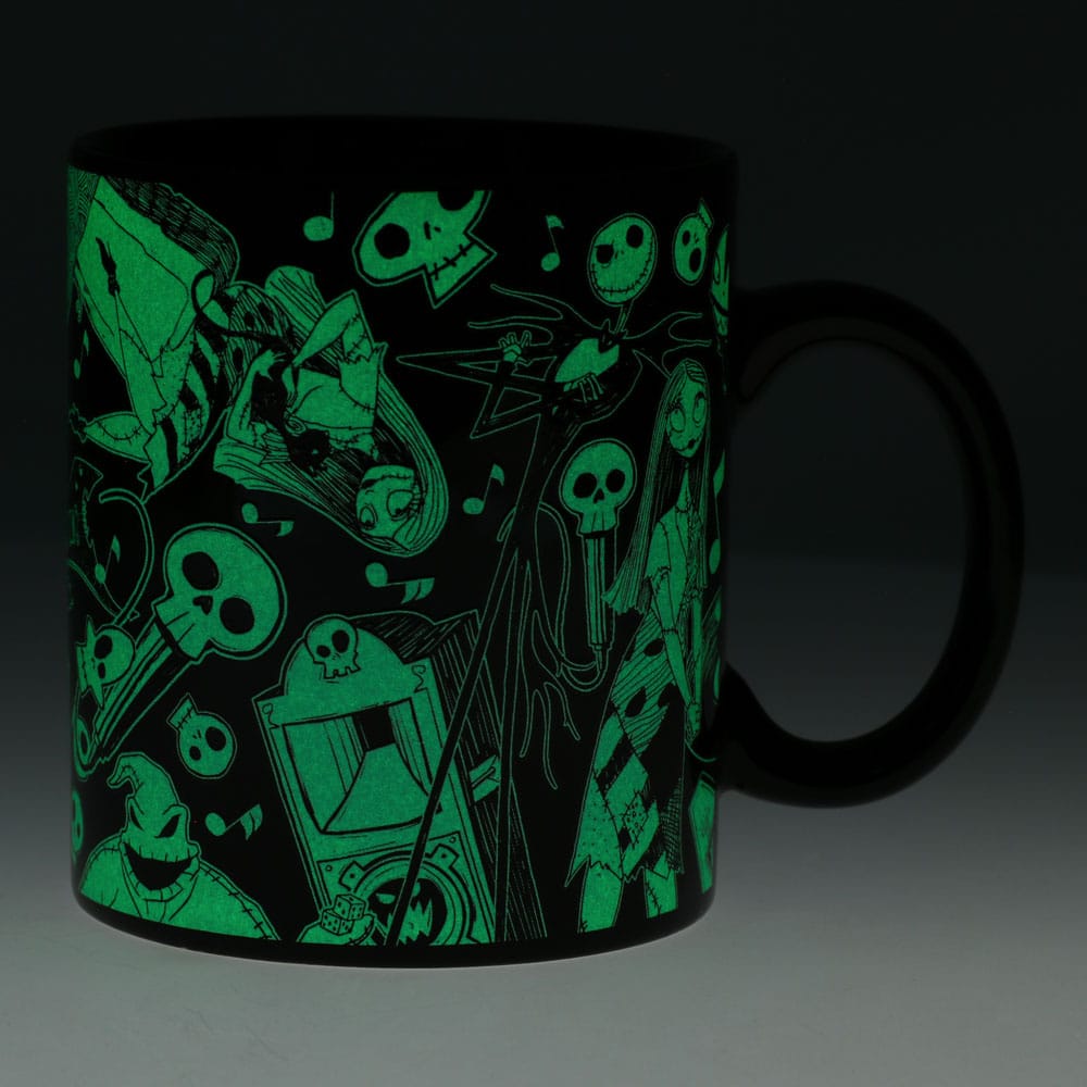 Nightmare Before Christmas Shaped Mug Tazza Glow in the Dark