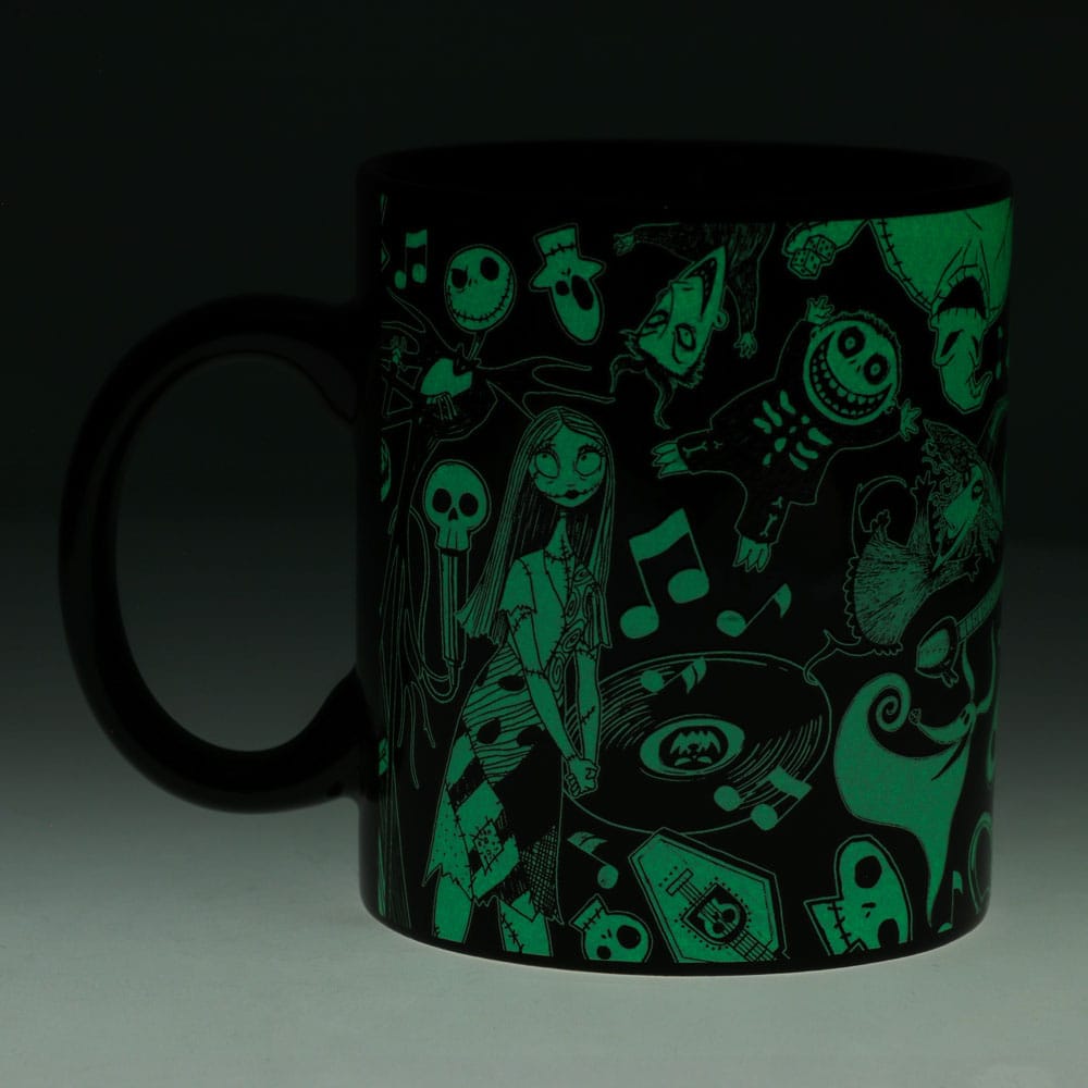 Nightmare Before Christmas Shaped Mug Tazza Glow in the Dark