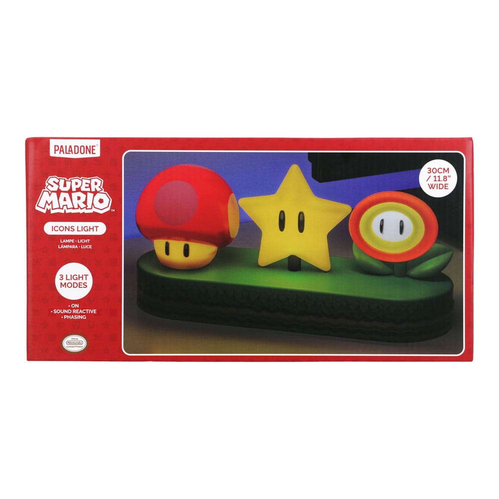 Super Mario Light Icons 30 cm Lampada Super Mario