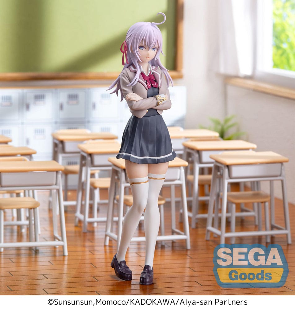Alya Sometimes Hides Her Feelings in Russian – Luminasta PVC Statue 18 cm, Uniform Ver. 🎀✨