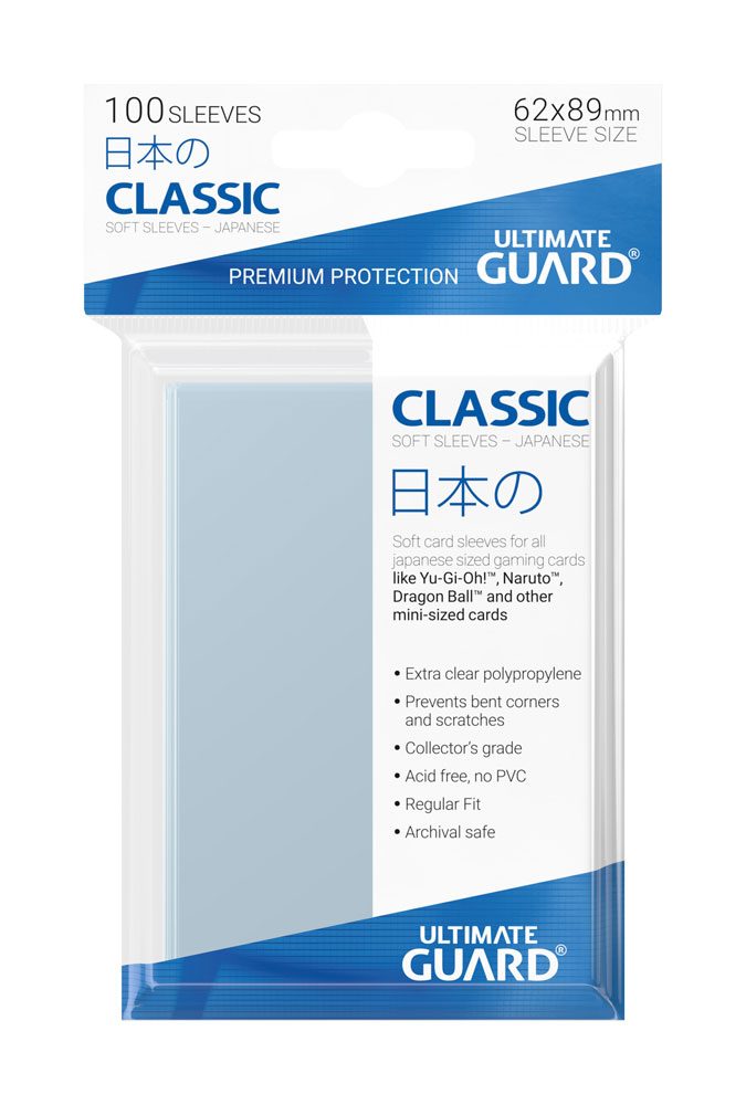 Ultimate Guard Classic Sleeves Buste protettive Trasparenti JAPANESE Size
