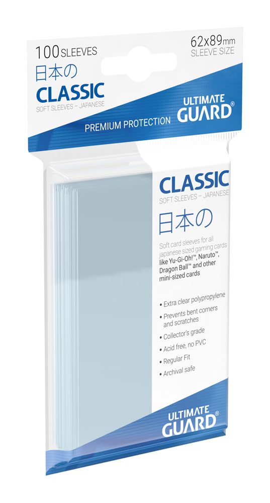 Ultimate Guard Classic Sleeves Buste protettive Trasparenti JAPANESE Size