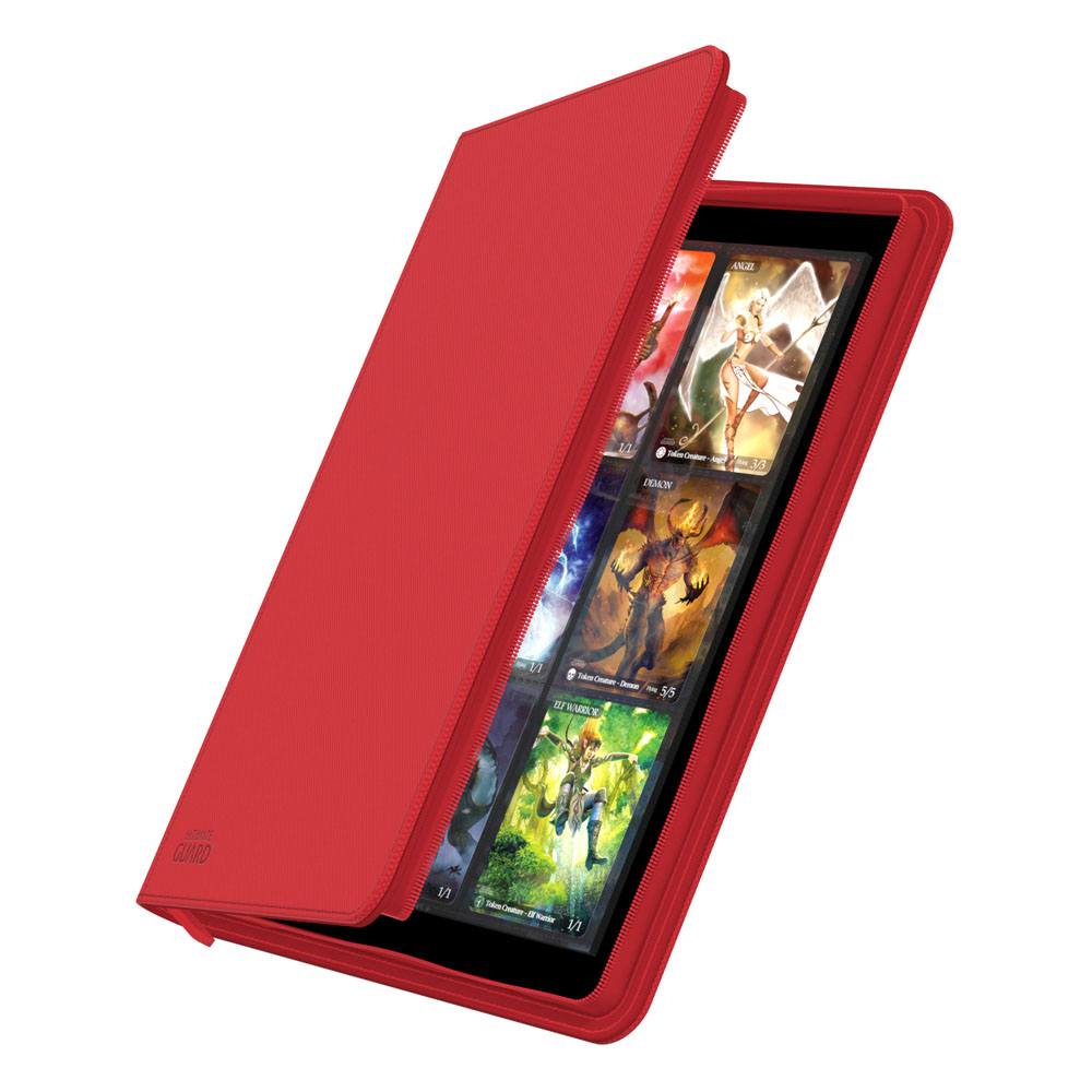 Ultimate Guard Zipfolio 360 18-Pocket Xenoskin - RED ❤️