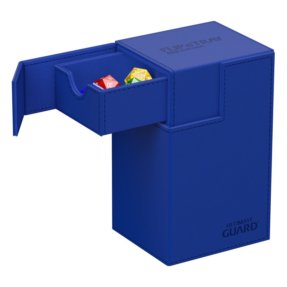 PORTA MAZZO - Ultimate Guard Flip`n`Tray 80+ XenoSkin Monocolore Blu