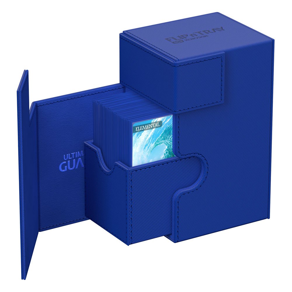 PORTA MAZZO - Ultimate Guard Flip`n`Tray 80+ XenoSkin Monocolore Blu
