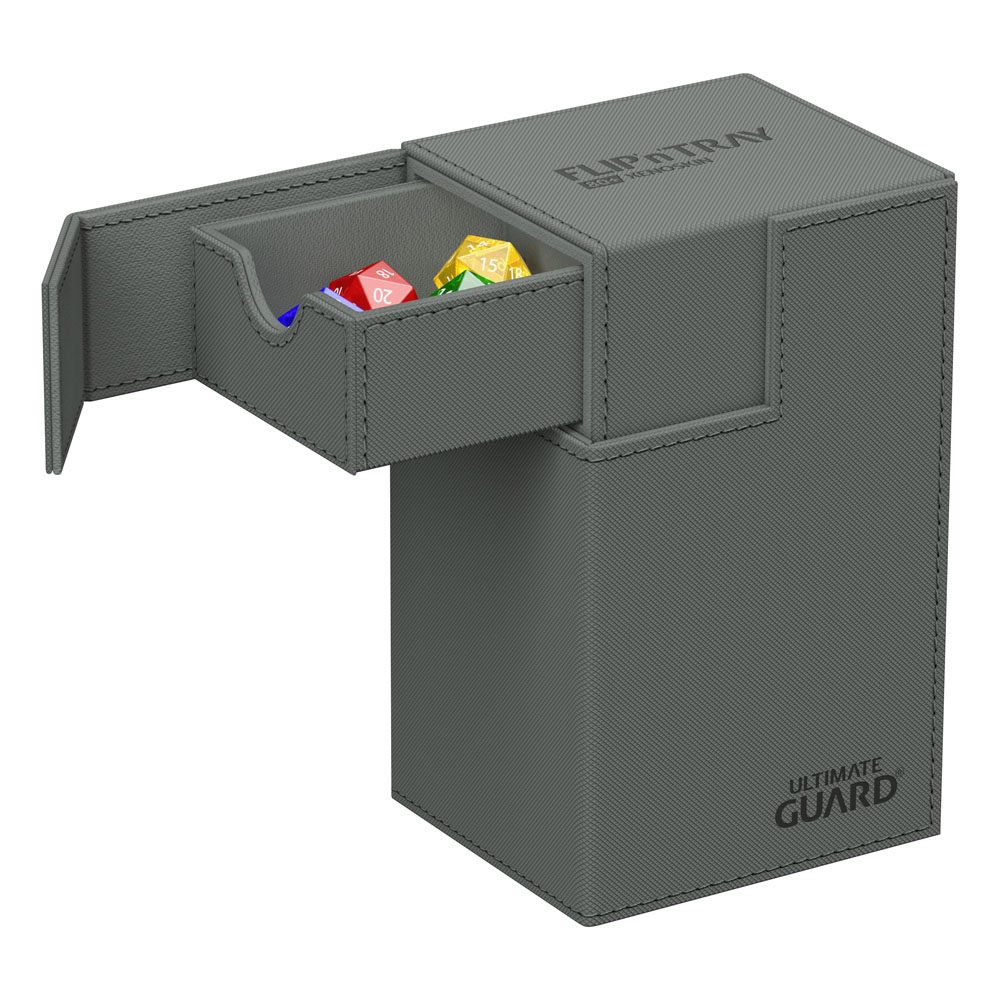 PORTA MAZZO - Ultimate Guard Flip`n`Tray 80+ XenoSkin Monocolore Grigio