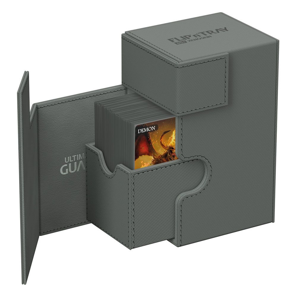 PORTA MAZZO - Ultimate Guard Flip`n`Tray 80+ XenoSkin Monocolore Grigio