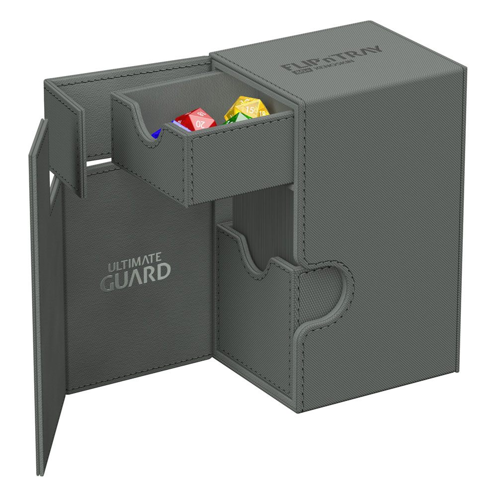 PORTA MAZZO - Ultimate Guard Flip`n`Tray 80+ XenoSkin Monocolore Grigio