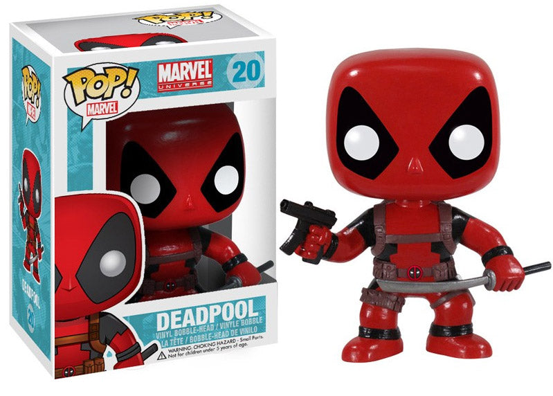 Marvel Comics Funko POP! Vinyl Bobble-Head 20 Deadpool 10 cm