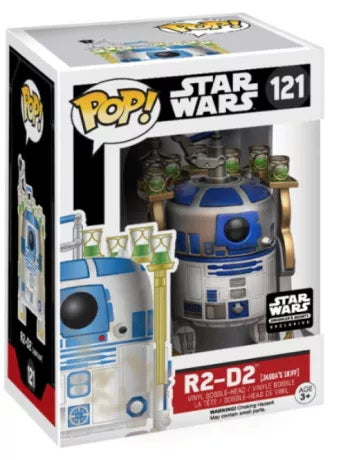 Star Wars Funko POP! Movies Vinyl Figure 121 R2-D2 (Jabba's Skiff) 9 cm Special Edition