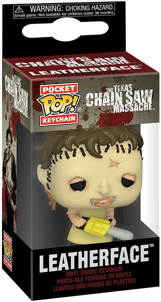 Texas Chainsaw Massacre: Funko Pop! Keychain - Leatherface Faccia di cuoio (Portachiavi)