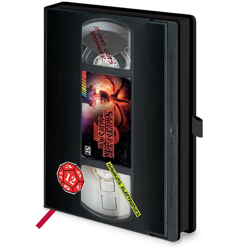 Stranger Things : Vhs Season 2 Premium A5 Notebook (Quaderno)