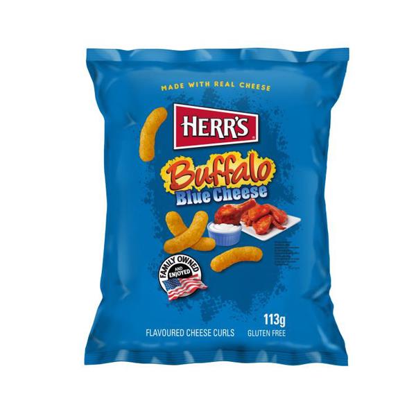 Herr’s Buffalo Blue Cheese Curls Patatine (113g)