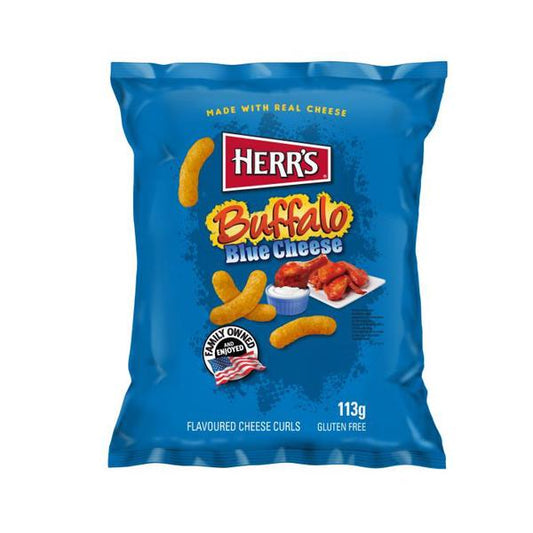 Herr’s Buffalo Blue Cheese Curls Patatine (113g)