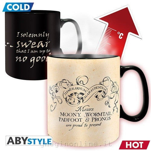 HARRY POTTER - TAZZA HEAT CHANGE 460ML - MAPPA MALANDRINO