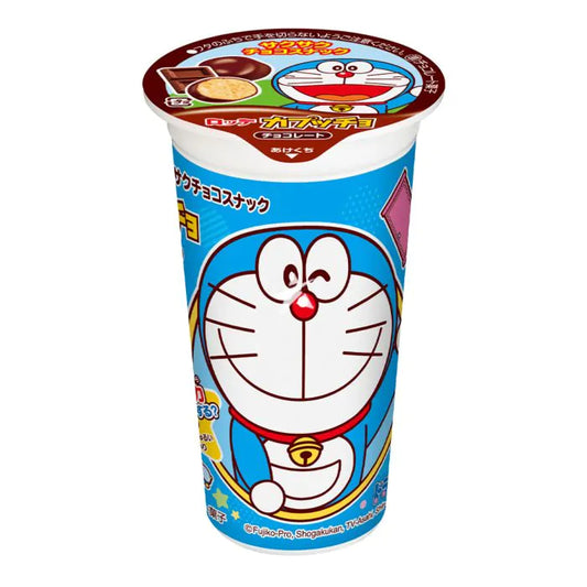 DORAEMON CAPUCCHO CHOCO PALLINE DI MAIS RICOPERTE DI CIOCCOLATO IN CUP