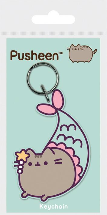Pusheen : Pyramid - Purrmaid (Rubber Keychain / Portachiavi Gomma)