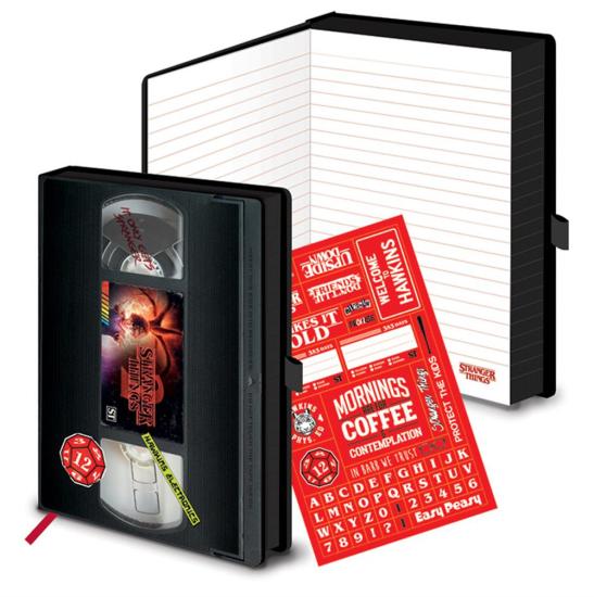 Stranger Things : Vhs Season 2 Premium A5 Notebook (Quaderno)