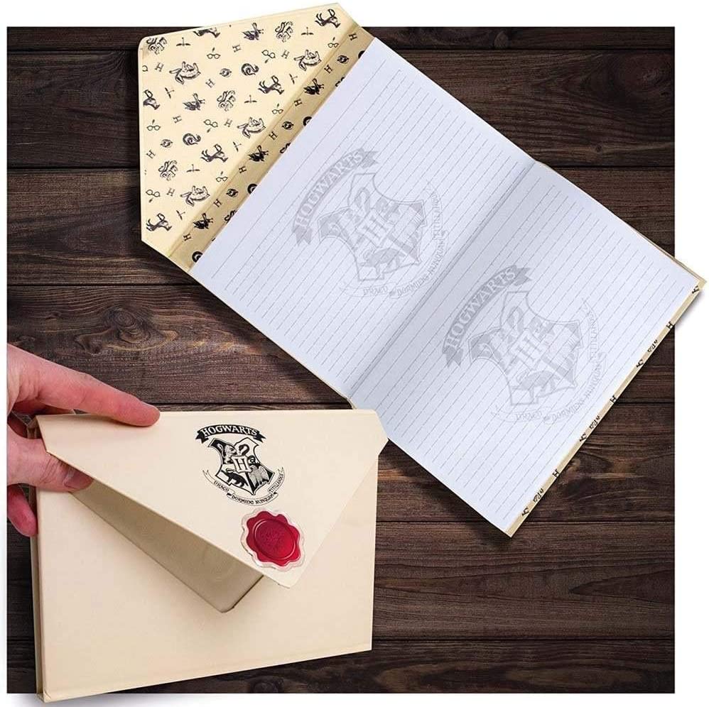 HARRY POTTER NOTEBOOK LETTERA HOGWARTS