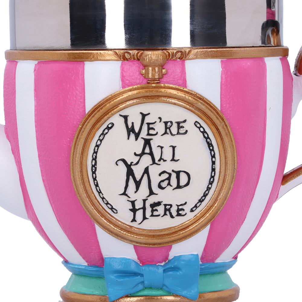 PINKYS UP MAD HATTER TEAPOT TAZZA TEIERA CAPPELLAIO MATTO