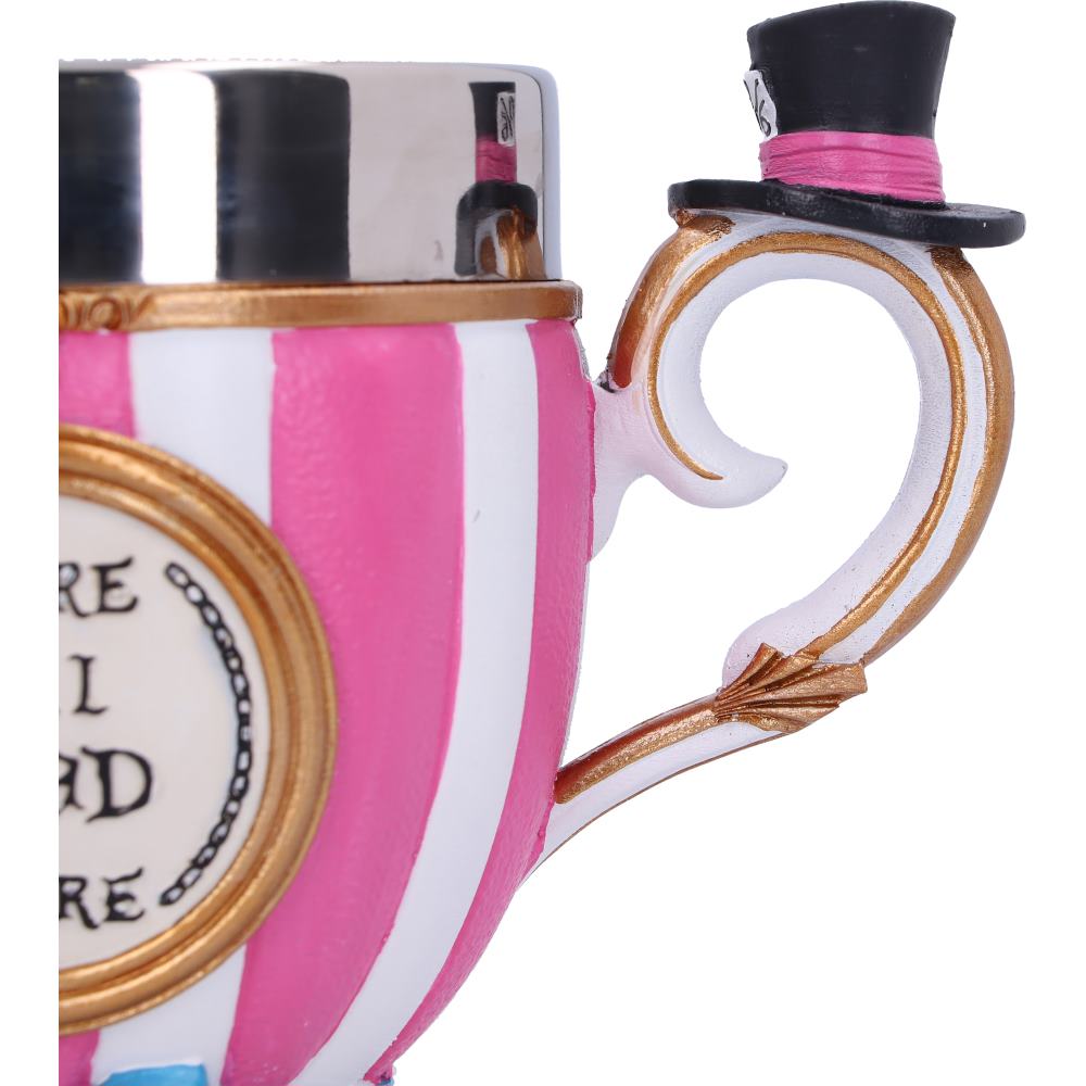 PINKYS UP MAD HATTER TEAPOT TAZZA TEIERA CAPPELLAIO MATTO