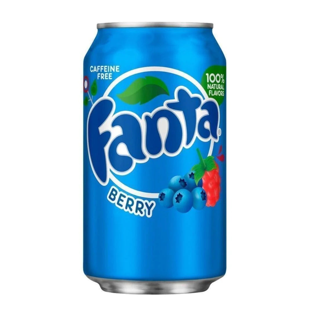 Fanta Berry, bevanda al mirtillo blu da 355ml