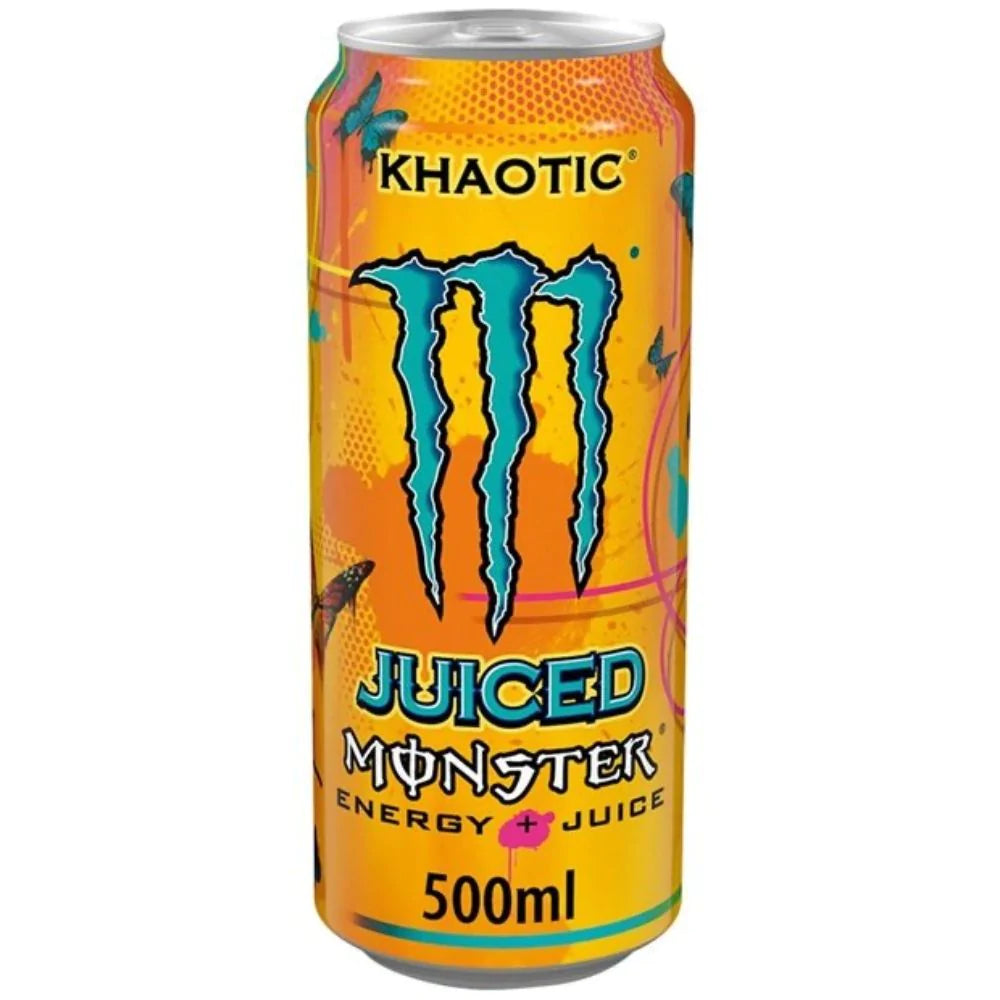 Monster Khaotic, energy drink all'arancia da 500ml