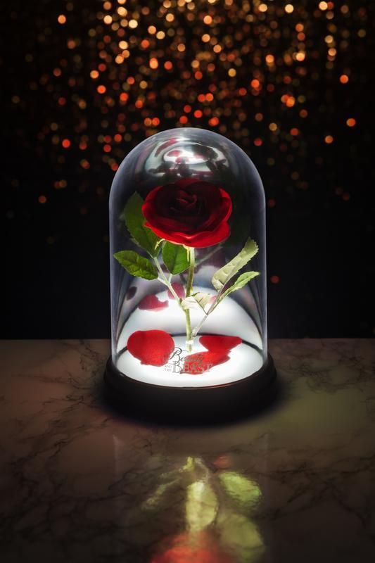 PP4344DPV2 - DISNEY THE BEAUTY AND THE BEAST - ENCHANTED ROSE LIGHT - La Bella e la Bestia Lampada