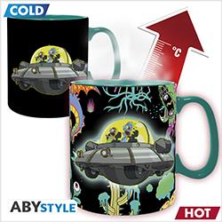 RICK&MORTY SPACESHIP HEAT CHANGE MUG