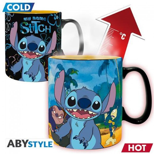 ABYMUG992 - DISNEY - TAZZA HEAT CHANGE 460ML - LILO & STITCH