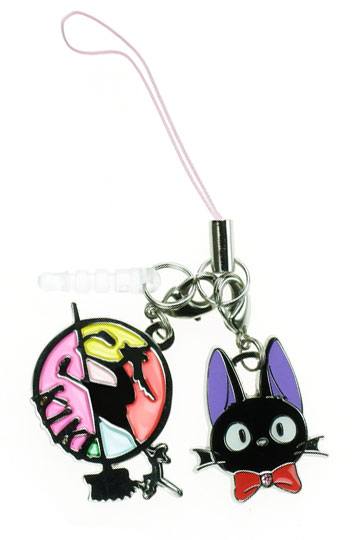 Kiki's Delivery Service Strap Charm Silver Jiji 10 cm