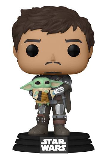 Star Wars The Mandalorian POP! TV Vinyl Figure 461 The Mandalorian & Grogu 9 cm