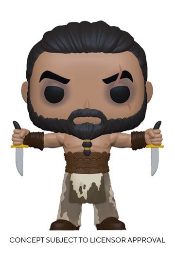 Game of Thrones Funko POP! Figura in vinile 90 TV Khal Drogo con pugnali 9 cm