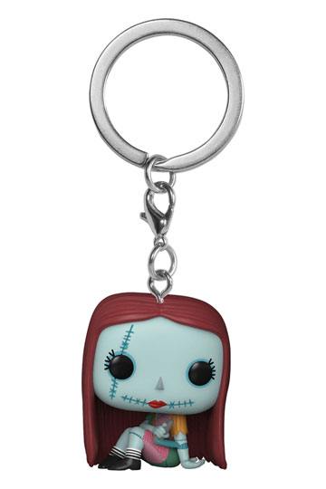 Nightmare Before Christmas Pocket FUNKO POP! Vinyl Keychains 4 cm Sally Sewing